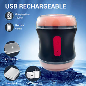 Güvenli gerçekçi tasarım düşük gürültü 2 motorlar 10 güçlü titreşim modları erkek mastürbasyon oyuncaklar en iyi Adult tor yetişkin seks oyuncakları - Product Image 5