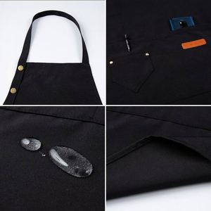 Tablier de barista pour femme, tablier de serveuse en coton résistant à l'usure, tablier de restaurant réutilisable, imperméable pour cheveux - Product Image 3