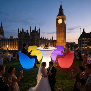 Ricaricabile LED da Bar da esterno impermeabile da giardino mobili da giardino telecomando cambia colore caratteristica per feste caffè - Product Image 3