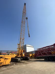 รถเครนไฮดรอลิกแบบตีนตะขาบ XC-M-G XGC150 ขนาด 150 ตัน ความยาวบูมหลักสูงสุด 81 เมตร สำหรับงานยกพลังงานลม สะพาน และงานอุตสาหกรรมหนัก - Product Image 2