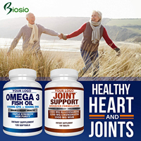 Complément alimentaire de haute qualité Prix de gros Halal Enfants DHA EPA Gélules Omega 3 Capsules d'huile de poisson 1000Mg