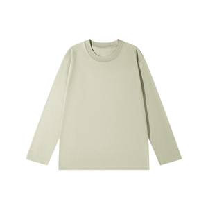 เสื้อสเวตเชิ้ตแขนยาวผู้ชาย ผ้าฝ้าย 100% คอกลม ทรงหลวม ความยาวปกติ สกรีนโลโก้ได้ เสื้อยืดลำลอง - Product Image 4