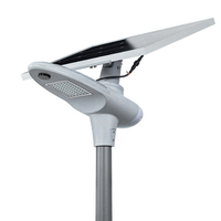 Lampadaire solaire tout-en-un 100W résistant aux températures extérieures pour routes principales