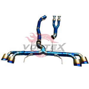 Escape de Rendimiento Catback Vortex Titanium Valvetronic con Acabado Azul Quemado, Grosor de 1.2 mm para Nissan GT-R R35 - Product Image 2