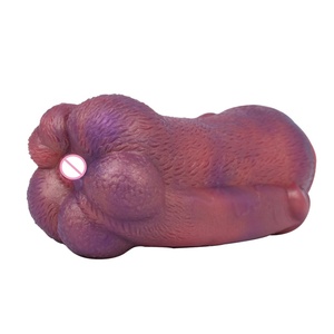 YOCY Male Masturbator Silicone Soft Aircraft Cup With Simulated <b>Dildos</b> and Tail Shape Realistic Tight Pussy Sex Tools for Men - Product Image 5