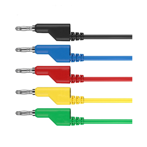 19A 고전류 바나나 플러그 테스트 리드 전자 기계용 양면 PVC 절연 전원 공급 장치 와이어 하네스 - Product Image 1