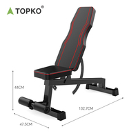 TOPKO Transformez votre chaise de fitness pliable multi-usages et banc d'haltères