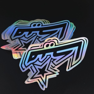 Benutzer definierte gedruckte 3D Anime Holo graphic <span class=keywords><strong>Sticker</strong></span> Labels Neue Designs mit Logo Laser für die Verpackung - Product Image 2