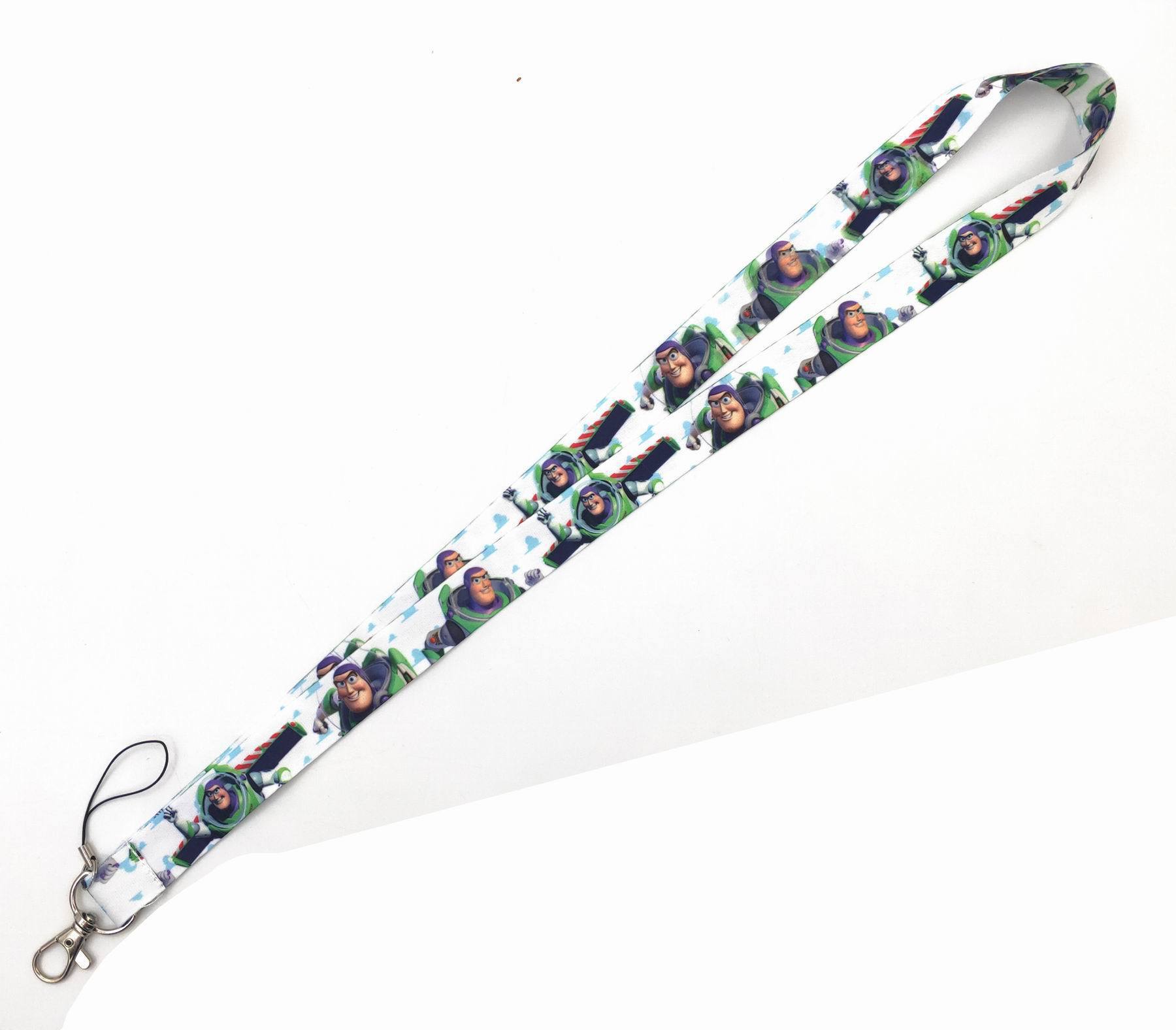 Cute Cartoon Toy Story Alien Woody Forky Lanyards Wholesale Phone Accessories Anti-Lost Neck Strap Portable Stain Lanyard Image 3