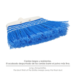 Scopa da Giardino Blu con Corde, Senza Manico - Product Image 3