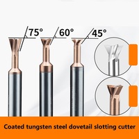 Fresa de Cola en V de Carburo de Tungsteno para Router, Herramienta de Corte para Máquina de Aluminio de 6 mm