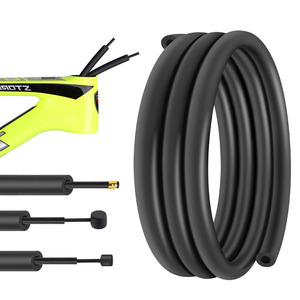 Amortisseur de câble pour <span class=keywords><strong>cadre</strong></span> de vélo noir de 1,6 m, gaine en mousse de 6 mm pour câble de transmission/virole/frein/hydraulique de VTT et vélo de route - Product Image 1