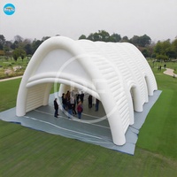 Conception 3D gratuite personnalisée Tente à cadre gonflable géante Tente gonflable Hangar gonflable Arche de tente pour court de tennis