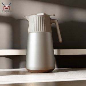 <span class=keywords><strong>Carafe</strong></span> Thermique en Acier Inoxydable 304 Bouilloire <span class=keywords><strong>à</strong></span> Double Paroi Pots pour Boissons Chaudes ou Froides ou Thé Café Noir - Product Image 4