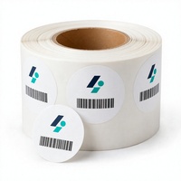 Etiquetas Adhesivas Redondas Personalizadas, Rollo de Etiquetas Autoadhesivas para Botellas, Frascos y Envases de Alimentos