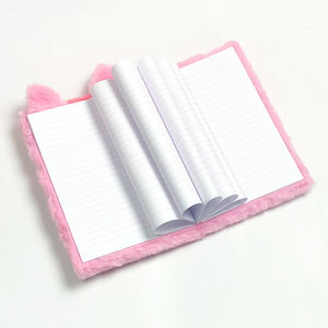 Weimbsci — carnet de notes en peluche personnalisé, Notebook mignon et chaud, chaussons duveteux pour journal intime - Product Image 6