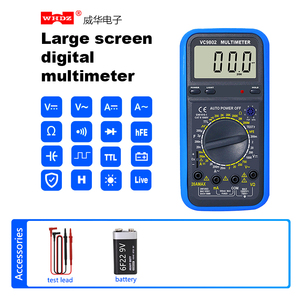 TTL kỹ thuật số vạn năng với đèn nền buzzer vc9802 - Product Image 2