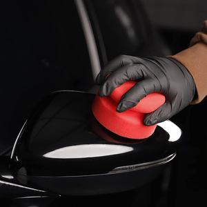 Kit de Almohadillas de Esponja Redondas para Pulido Manual con Presión Lateral, Aplicador de Espuma para Abrillantado de Neumáticos de Coche - Product Image 6
