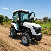 Tracteur agricole à roues 4x4 de 50 CV, 70 CV, 90 CV, 100 CV avec certification CE EPA EURO V, moteur diesel et pompe