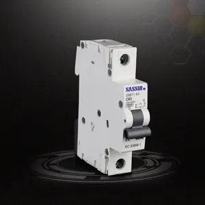 10kA Circuit Breaker Super MCB 1P~4P Available 3SB71-63H SASSIN Miniature Circuit Breaker Super Series Of IEC Standard MCB