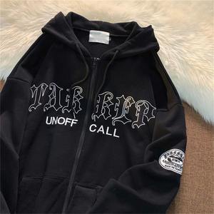 Nueva Sudadera con Capucha Extra Grande para Hombre, con Cierre, de Poliéster y Algodón Grueso, Largo Regular, Antiarrugas, Servicio OEM - Product Image 5