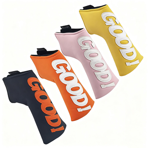 Golf Putter Head cover Parche de PU personalizado Buen bordado Blade Mallet Square Golf HeadCovers - Product Image 1