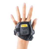 Effon Bluetooth Mini Glove Ring Barcode Scanner 2D QR Lecteur sans fil pour les applications de vente au détail et en entrepôt