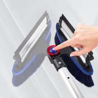 Nouveauté : Accessoire automobile d'hiver, balai à neige et grattoir à glace 2-en-1, grattoir à neige et brosse