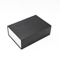 Boîte cadeau de luxe pour clé de voiture pliable avec insert en mousse à 2 emplacements, boîte de rangement rigide pour clés, emballage cadeau pour concessionnaires automobiles