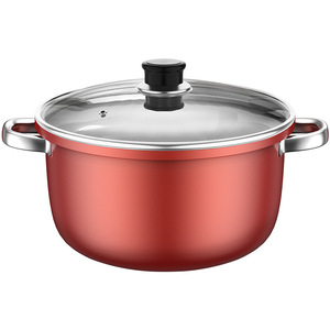Non-Stick <b>Soup</b> <b>Pot</b> 5L Above Double Handle Stew <b>Pot</b> For Gas And Induction Cookers - Product Image 5
