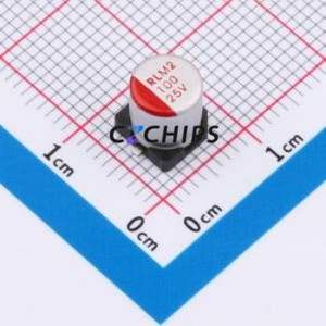 JBLM2101M025C077RTM 100UF 25V ตัวเก็บประจุแบบแข็ง SMD, ขนาด D6.3xL7.7 มม. 20% 1.95A100kHz - Product Image 1