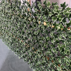 Panneaux de clôture en plastique K-0314 UV Ivy Leaves, clôture de jardin rétractable, écran décoratif, clôture artificielle d'extérieur - Product Image 2