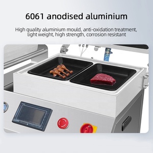 Machine d'emballage sous vide automatique électrique compacte à prix abordable pour boîtes en plastique, idéale pour steaks, fruits et légumes - Product Image 5