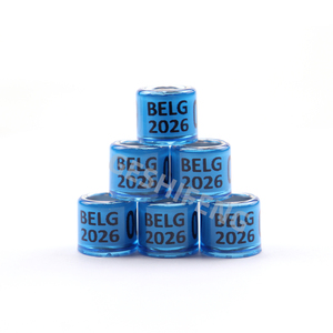 Bagues pour pigeons avec lettres et cartes, bagues pour oiseaux 8mm, 1000 pièces, bagues pour pigeons Brpac <span class=keywords><strong>2023</strong></span> - Product Image 3