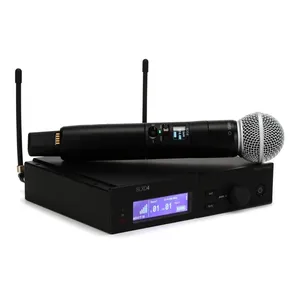 Sistema de Microfone Sem Fio Profissional UHF SLXD4 com Microfone Dinâmico SLX24 para Igreja - Product Image 3