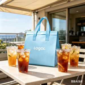 Insulated Food Delivery Bag for Tea Coffee Beverage Non Woven Material Custom Logo Size Color High Quality Wholesale - Product Image 1