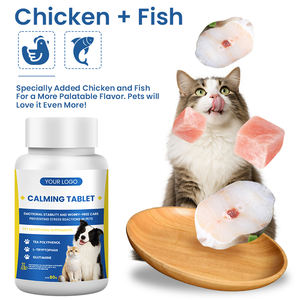 Huisdierensupplement Kalmerende Kauwtabletten Voor De Gezondheid Van Katten En Honden Bevorderen Ontspanning Kalmerend Supplement Vermindert Angst - Product Image 2