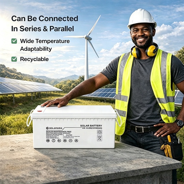 Vrla Solar Gel Type Battery 12v 100ah 120ah 200ah Deep Cycle Rechargeable Storage Lead Acid Gel Power Battery for Houselhold