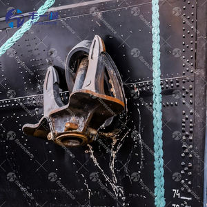 <span class=keywords><strong>Ancre</strong></span> <span class=keywords><strong>marine</strong></span> de chaîne de bateau d'ancres d'acier de fonte peintes par noir pour les navires et les bateaux marins - Product Image 6