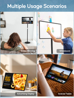 Tablette Android WIFI avec écran tactile capacitif de 15,6 pouces pour la publicité, idéale pour les restaurants et les entreprises