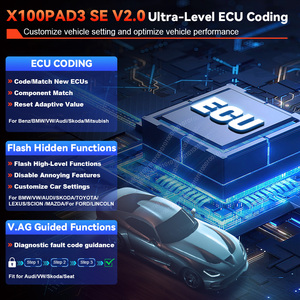 XTOOL X100 PAD3 SE Alat Pemrogram Kunci OBD2 Profesional dengan Pemindai Diagnosa Sistem Lengkap, Alat Tukang Kunci Mobil - Product Image 3