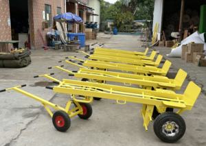 Grande capacité <span class=keywords><strong>de</strong></span> charge 2000lb Gonflables pliant chariot <span class=keywords><strong>de</strong></span> stockage chariot chariot à main avec boîtier <span class=keywords><strong>de</strong></span> direction - Product Image 3