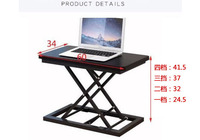 Support d'ordinateur portable en aluminium pliable, réglable en hauteur, bon marché, table de bureau, pour maison, ordinateur portable