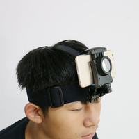 Support de fixation réglable pour smartphones et caméras d'action, universel pour téléphones de 4 à 6,9 pouces, pour l'enregistrement vidéo sportif en extérieur