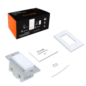 US Standard FCC ETL WIFI Dimmer Switch Zigbee Smart Light Switch Z-wave Plus 800 Smart Switch Indoor 3-Way Dimmer Intelligent