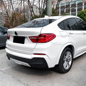 Bmw X4 F26 Rear <b>Bumper</b> <b>Sticker</b> Piano Black Carbon Fiber Texture Adhesive Car Decals 2014-2018 Sport Edition - Product Image 1