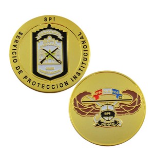 Souvenir in metallo Vecchio Britannico Indiano Militare Souvenir Moneta Per Marine Corps - Product Image 3