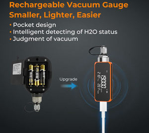 VGW-mini Mini misuratore di vuoto digitale ricaricabile per altri refrigeranti misuratore di vuoto - Product Image 4