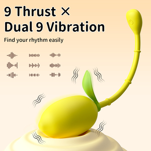 S-Hande 2026 Nouvelle Arrivée Usine OEM Vibrateur Citron Jaune Feuille de Citron Balle d'Amour Jouet Sexuel en Forme de Citron pour Femmes Silicone Sûr - Product Image 2