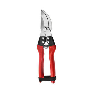 Stainless Steel Pruning <b>Shears</b> Red Plastic Handle Bypass Garden <b>Tools</b> Manual Secateurs For Fruit Tree Thinning - Product Image 5